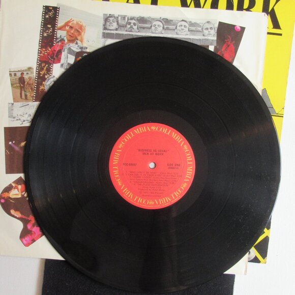 Men at Work, Business As Usual, VG+, Vintage, Vinyl, Album, Music, 80s - Picture 2 of 10